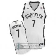 Camiseta Nets Johnson Blanco