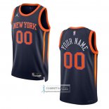 Camiseta New York Knicks Personalizada Statement 2022-23 Negro