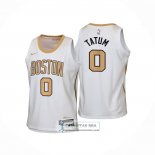 Camiseta Nino Boston Celtics Jayson Tatum NO 0 Ciudad 2025-26 Blanco