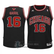 Camiseta Nino Bulls Gasol Negro