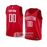 Camiseta Nino Houston Rockets Personalizada Earned 2018-19 Rojo