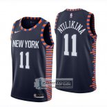 Camiseta Nino Knicks Frank Ntilikina Ciudad 2018-19 Azul