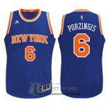 Camiseta Nino Knicks Porzingis Azul