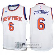 Camiseta Nino Knicks Porzingis Blanco