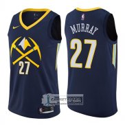 Camiseta Nuggets Jamal Murray Ciudad 2017-18 Azul