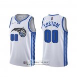 Camiseta Orlando Magic Personalizada Earned 2020-21 Blanco