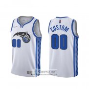 Camiseta Orlando Magic Personalizada Earned 2020-21 Blanco