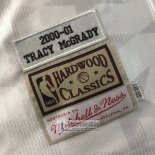 Camiseta Orlando Magic Tracy McGrady NO 1 Mitchell & Ness 2000-01 Blanco-4