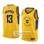 Camiseta Pacers Ike Anigbogu Statement 2018 Amarillo