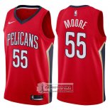 Camiseta Pelicans E'twaun Moore Statement 2017-18 Rojo