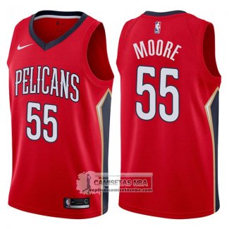 Camiseta Pelicans E'twaun Moore Statement 2017-18 Rojo