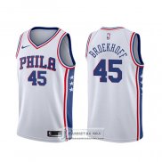 Camiseta Philadelphia 76ers Ryan Broekhoff Association Blanco