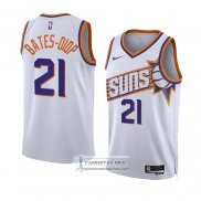 Camiseta Phoenix Suns Keita Bates-Diop NO 21 Association 2023-24 Blanco