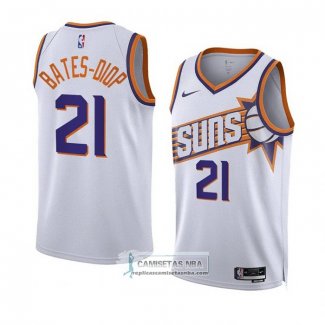 Camiseta Phoenix Suns Keita Bates-Diop NO 21 Association 2023-24 Blanco