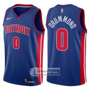 Camiseta Pistons Andre Drummond Icon 2017-18 Azul