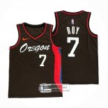 Camiseta Portland Trail Blazers Brandon Roy NO 7 Ciudad 2020-21 Marron