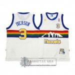 Camiseta Retro Nuggets Iverson Blanco