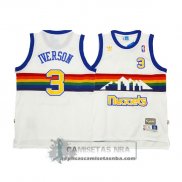 Camiseta Retro Nuggets Iverson Blanco