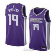 Camiseta Sacramento Kings Troy Williams Icon 2018 Violeta