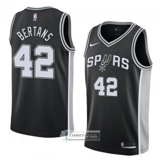 Camiseta San Antonio Spurs Davis Bertans Icon 2018 Negro