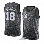 Camiseta San Antonio Spurs Marco Belinelli Ciudad 2018 Gris2