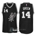 Camiseta Spurs Green Negro