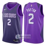 Camiseta Suns Elfrid Payton Ciudad 2017-18 Violeta
