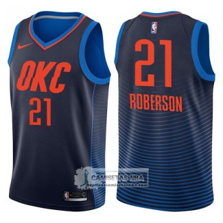 Camiseta Thunder Andre Roberson Statement 2017-18 Azul