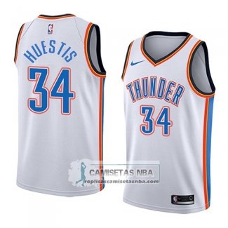 Camiseta Thunder Josh Huestis Association 2018 Blanco