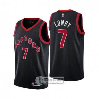 Camiseta Toronto Raptors Kyle Lowry Statement 2020-21 Negro