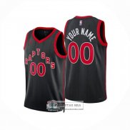 Camiseta Toronto Raptors Personalizada Statement 2024-25 Negro