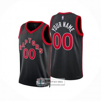 Camiseta Toronto Raptors Personalizada Statement 2024-25 Negro