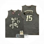 Camiseta Toronto Raptors Vince Carter NO 15 Mitchell & Ness 1998-99 Negro1
