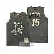 Camiseta Toronto Raptors Vince Carter NO 15 Mitchell & Ness 1998-99 Negro1