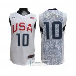 Camiseta USA 2008 Kobe Bryant Blanco