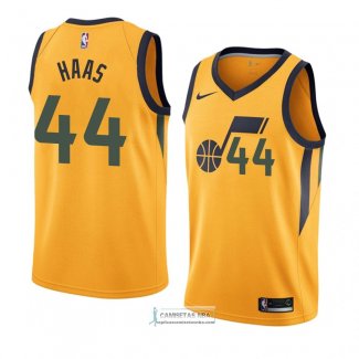 Camiseta Utah Jazz Isaac Haas Statement 2018 Amarillo