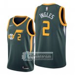 Camiseta Utah Jazz Joe Ingles Earned Edition Verde