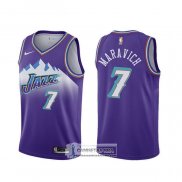 Camiseta Utah Jazz Pete Maravich Classic Edition 2019-20 Violeta