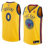 Camiseta Warriors Demarcus Cousins Ciudad 2018-19 Amarillo