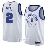 Camiseta Warriors Jordan Bell Classic 2017-18 Blanco