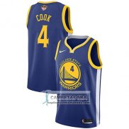 Camiseta Warriors Quinn Cook Finals Bound Icon 2017-18 Azul