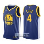 Camiseta Warriors Quinn Cook Icon 2017-18 Azul