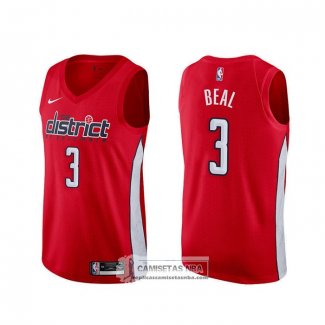 Camiseta Washington Wizards Bradley Beal Earned Rojo