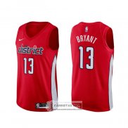 Camiseta Washington Wizards Thomas Bryant Earned Rojo