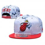 Gorra Miami Heat 9FIFTY Snapback Blanco Rojo