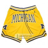 Pantalone Air Jordan Just Don NCAA Michigan Amarillo