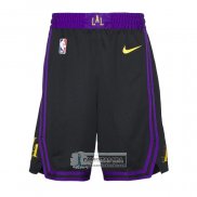 Pantalone Los Angeles Lakers Ciudad 2025-26 Negro