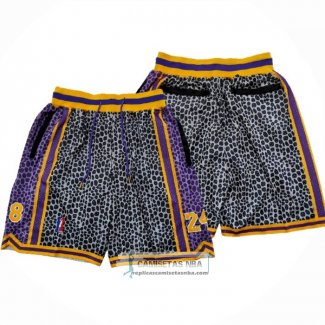 Pantalone Los Angeles Lakers Kobe Bryant Negro Violeta