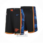 Pantalone Oklahoma City Thunder Ciudad 2024-25 Negro