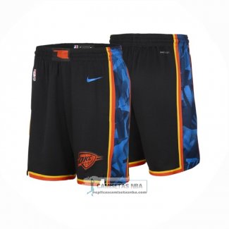 Pantalone Oklahoma City Thunder Ciudad 2024-25 Negro